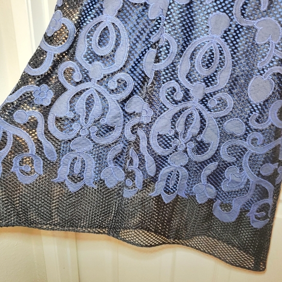 Julia Jordan Embroidered Applique Fit and Flare Dress Size 8 - Picture 10 of 13